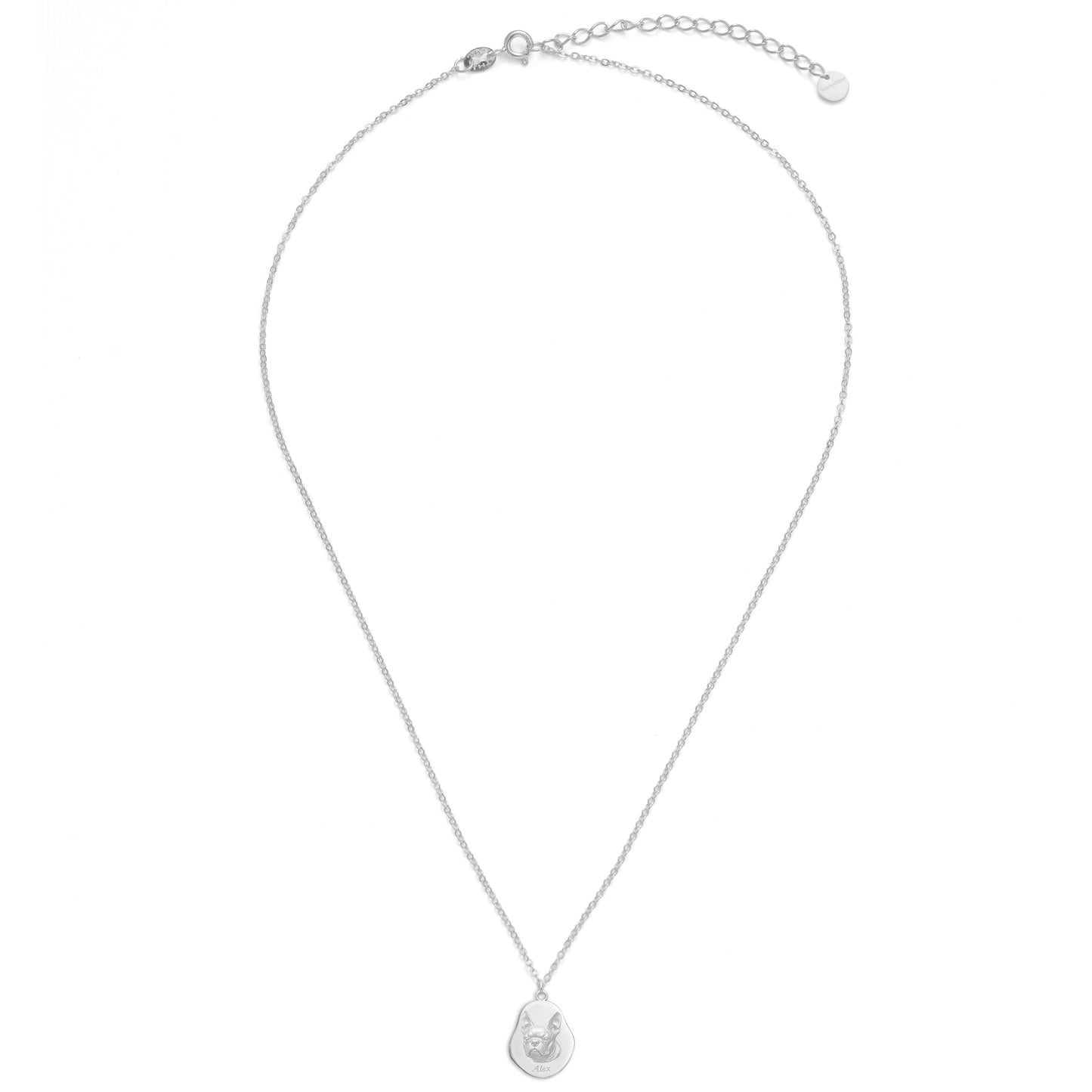 Soulyshine Precious Paw - Upload Pet Portrait Photo Necklace