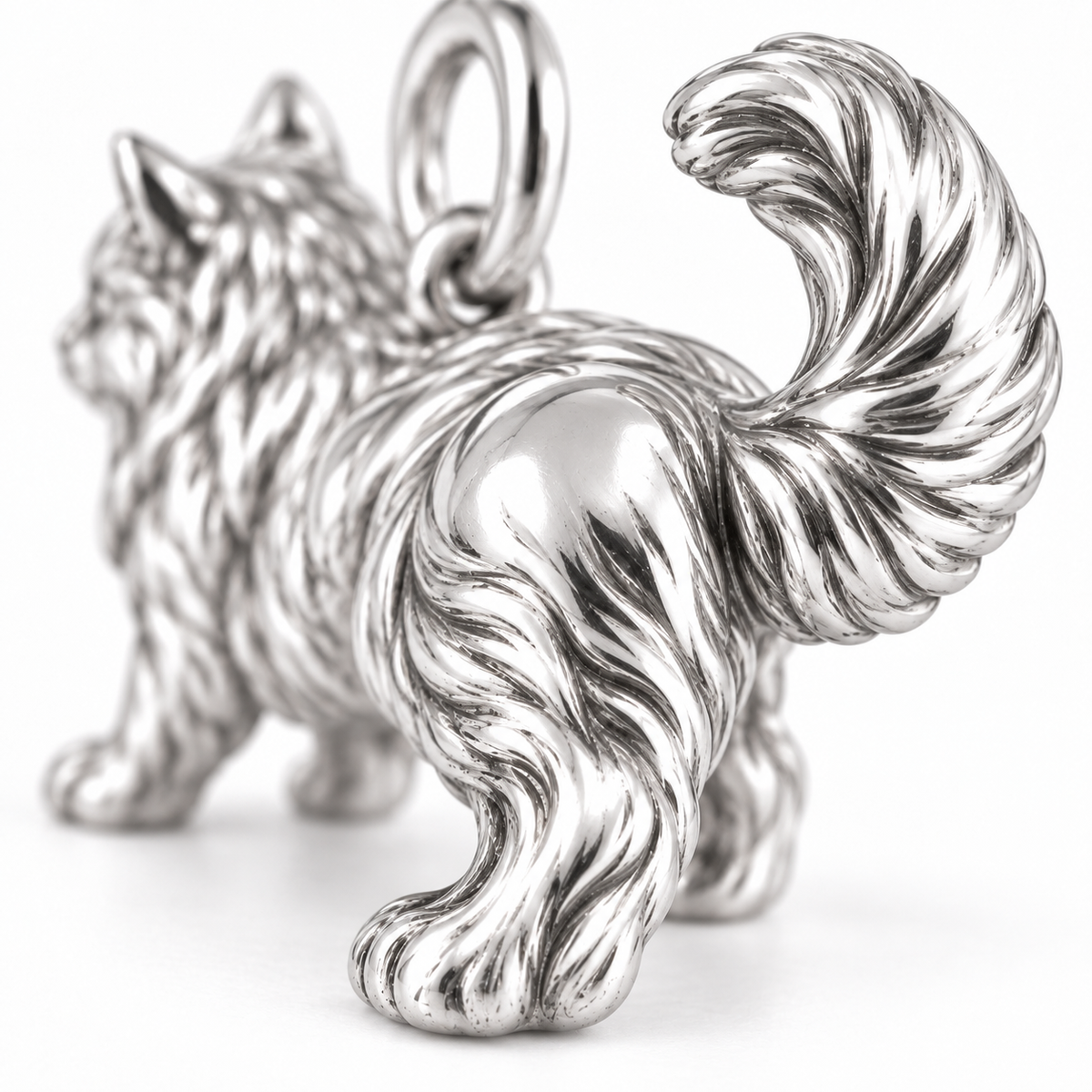 Sphynx Cat Breed Charm — super macro surface detail