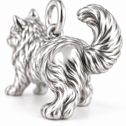 Sphynx Cat Breed Charm — super macro surface detail