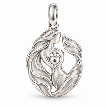 The Voice Within — Personalized Mermaid Charm and Polyester Cord Bracelet Set