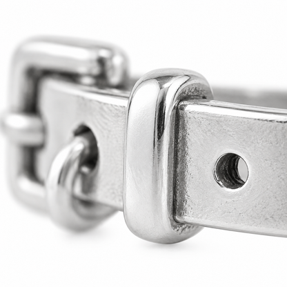 Super macro surface detail of Always Yours Charm from a low oblique angle