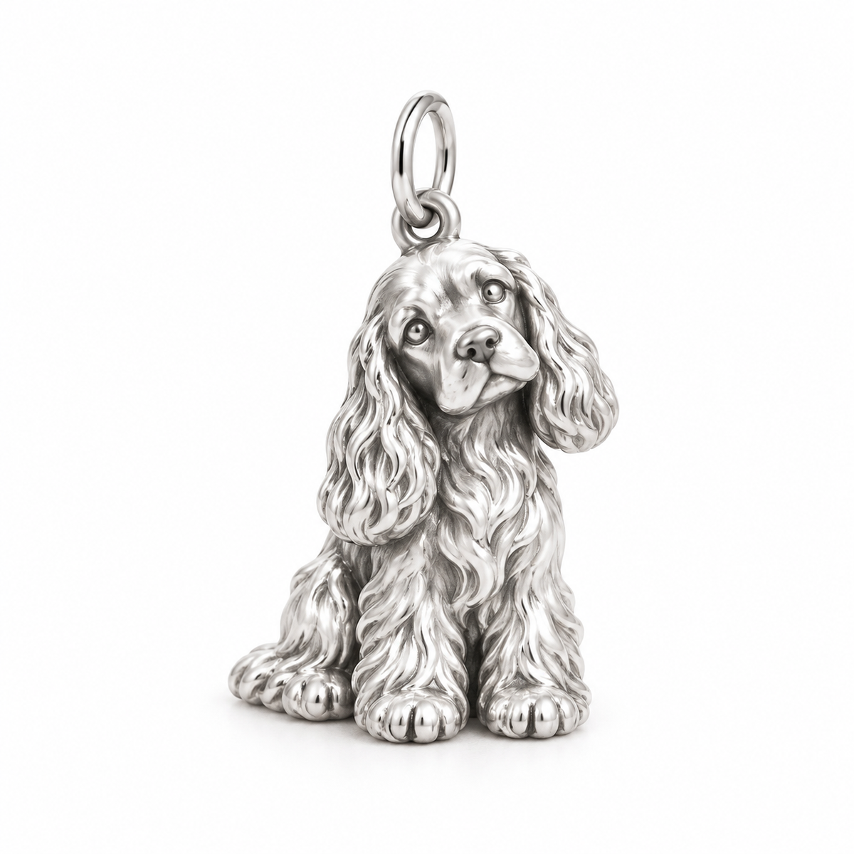 Cocker Spaniel charm — Curious Head Tilt