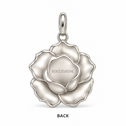 Blooming Memories — Petite Botanical Flower Charm and Polyester Cord Bracelet Set