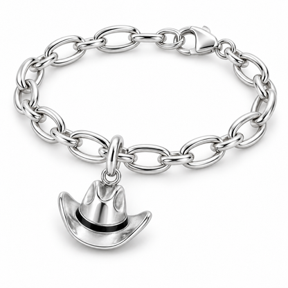 Western Soul — Choose Your Cowboy Charm and Polyester Cord Bracelet Set