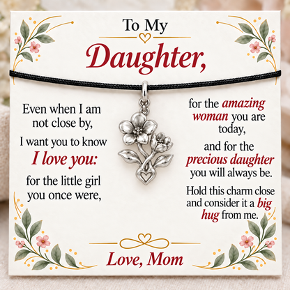 Two Blooms, Growing with Mom’s Love — Main image, silver finish
