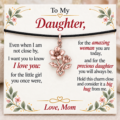 Two Blooms, Growing with Mom’s Love — Main image, rose gold finish