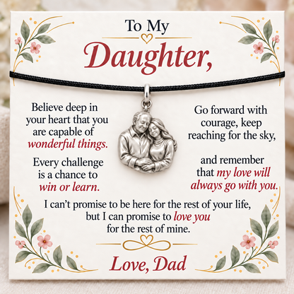 Always His Daughter, Loved Through Every Challenge — Main image, silver finish