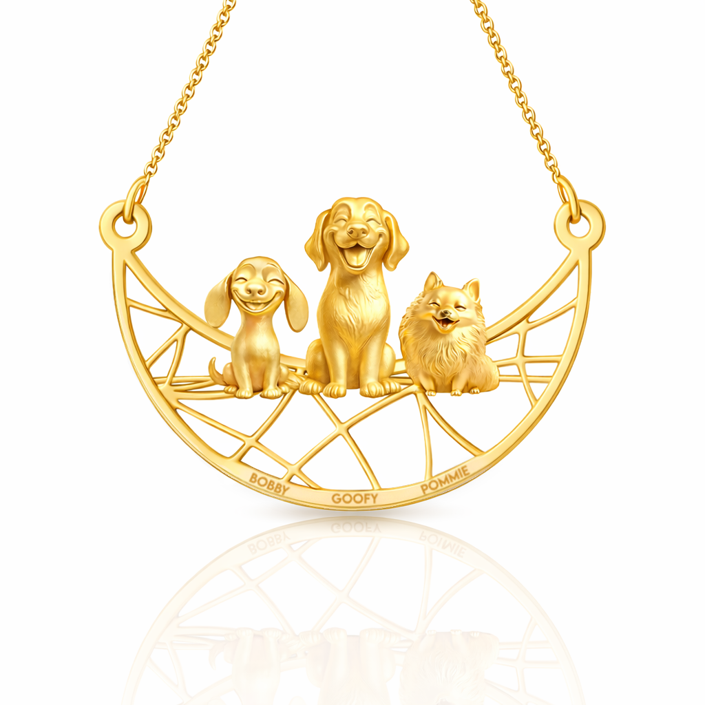 Soulyshine Eternal Paw - Personalized Pets Handcrafted Necklace