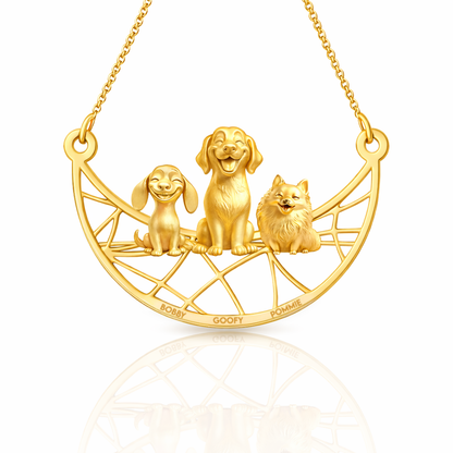 Soulyshine Eternal Paw - Personalized Pets Handcrafted Necklace