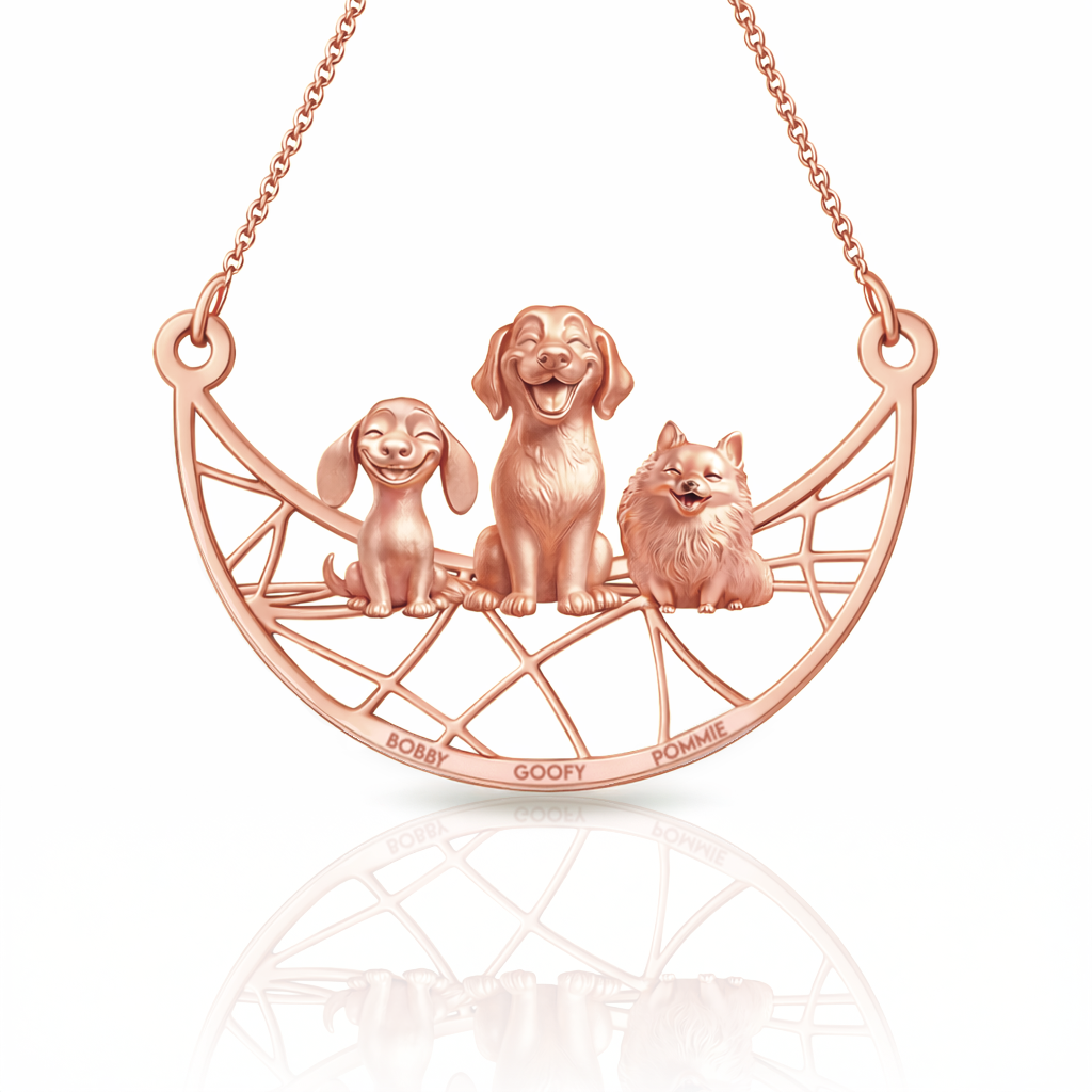 Soulyshine Eternal Paw - Personalized Pets Handcrafted Necklace