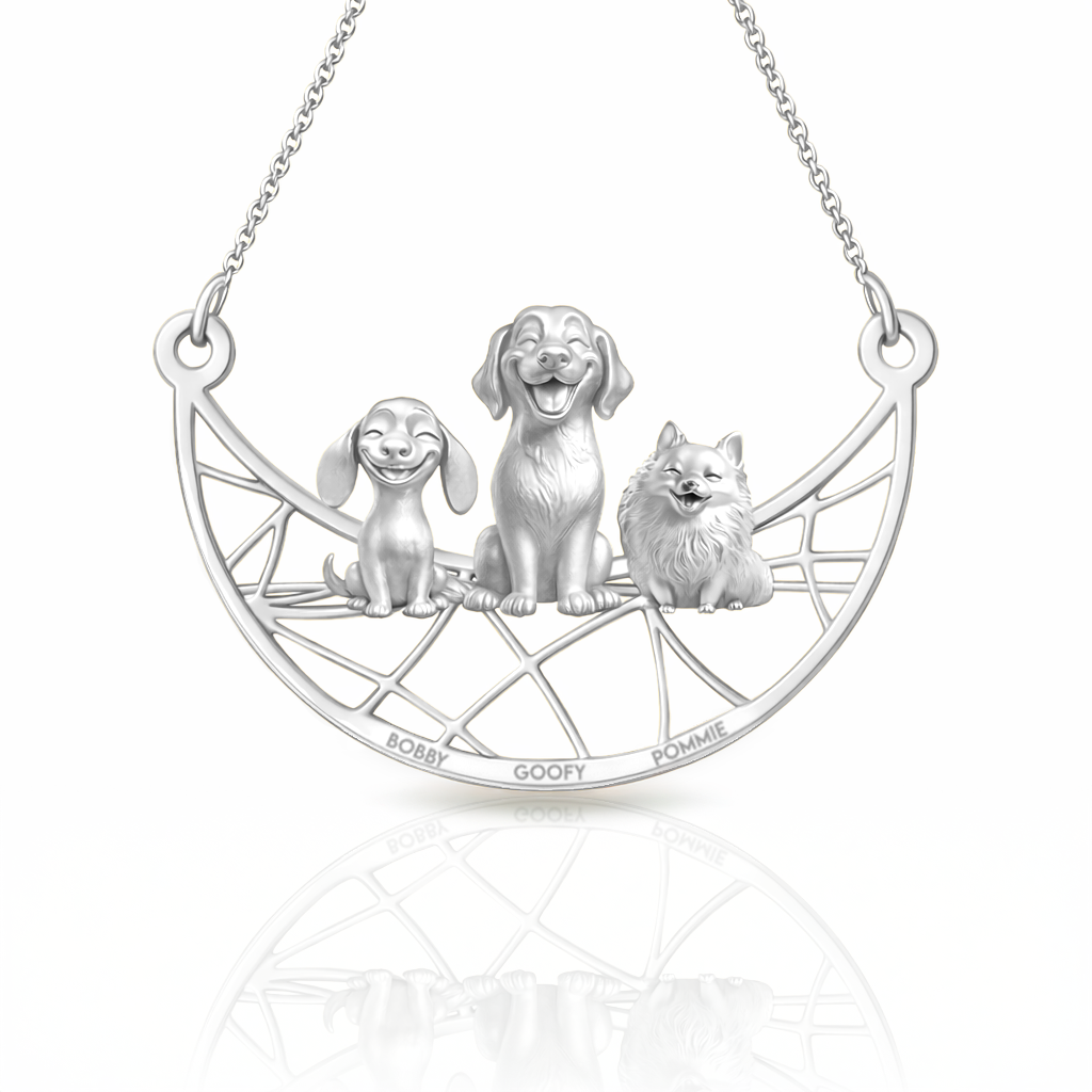 Soulyshine Eternal Paw - Personalized Pets Handcrafted Necklace