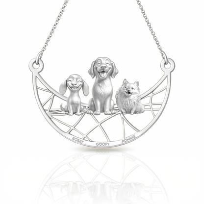 Soulyshine Eternal Paw - Personalized Pets Handcrafted Necklace