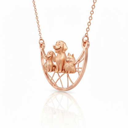 Soulyshine Eternal Paw - Personalized Pets Handcrafted Necklace