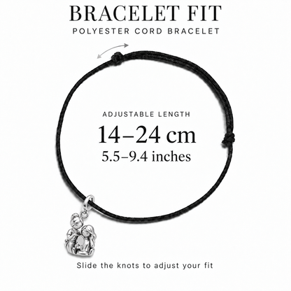 Client Consultation Charm and Polyester Cord Bracelet Set | bracelet-fit | 1cfb485e63725b59