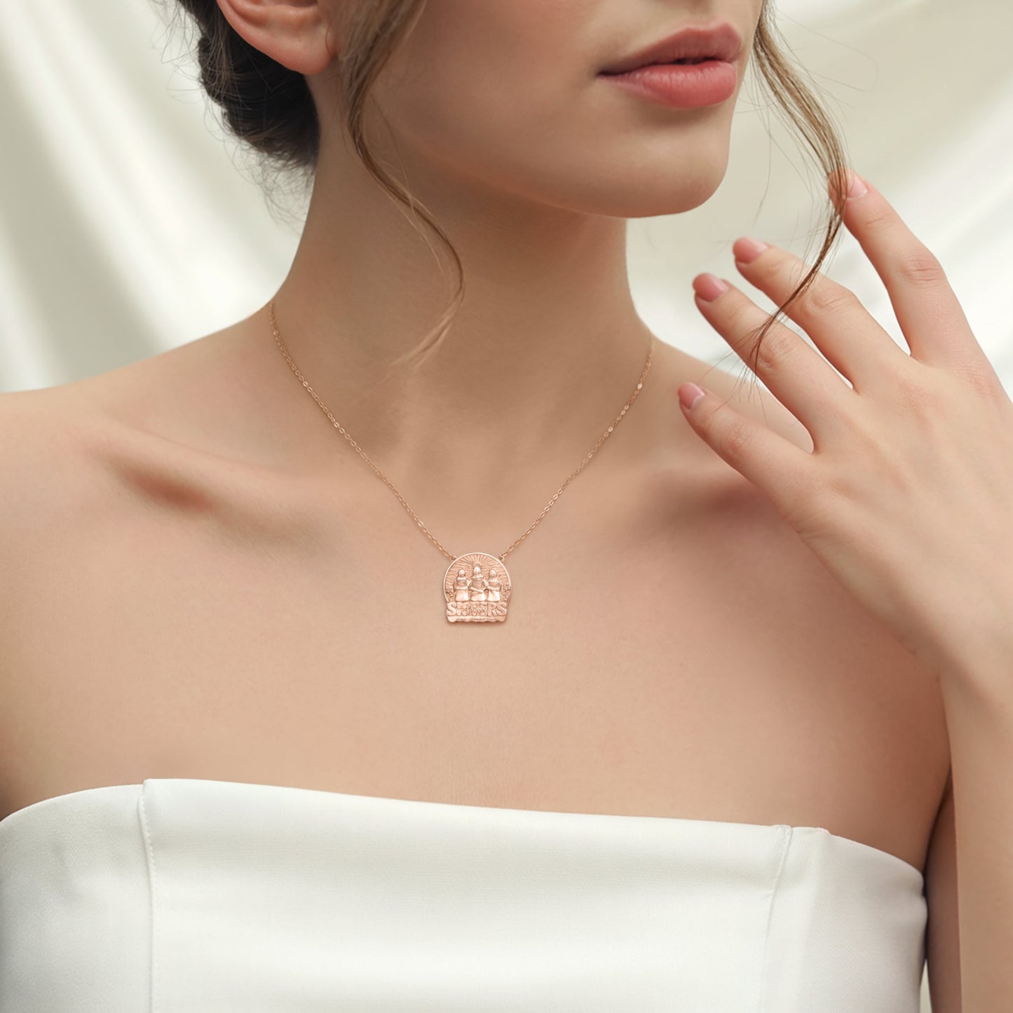 Soulyshine Personalized Sister Forever - Handmade Necklace in Silver/14K Gold Vermeil