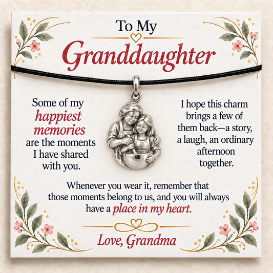 Baking With Grandma Charm: Our Sweetest Memories — Main image, silver finish