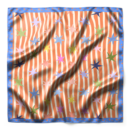 The Beloved Satin Scarf in Starlit Play Moments