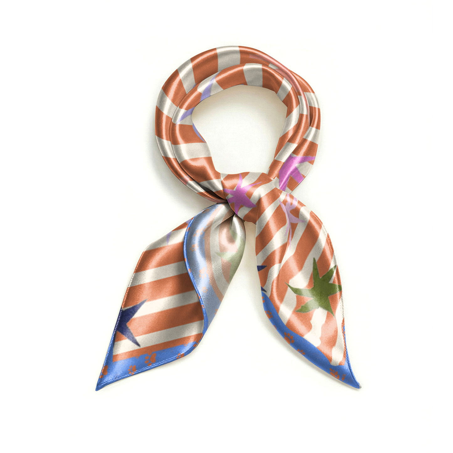 The Beloved Satin Scarf in Starlit Play Moments