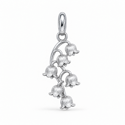Blooming Memories — Petite Botanical Flower Charm and Polyester Cord Bracelet Set