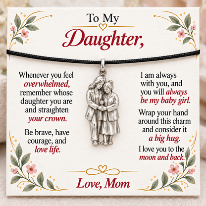 Joined Hands, Courage from Mom — Main image, silver finish