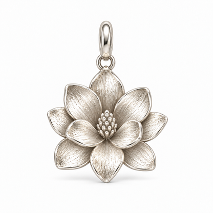 Blooming Memories — Petite Botanical Flower Charm and Polyester Cord Bracelet Set