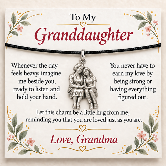 Grandma's Listening Charm: You Are Always Loved — Main image, silver finish