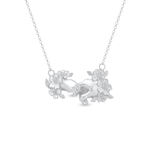 Soulyshine Bond of Blossoms Silver Necklace