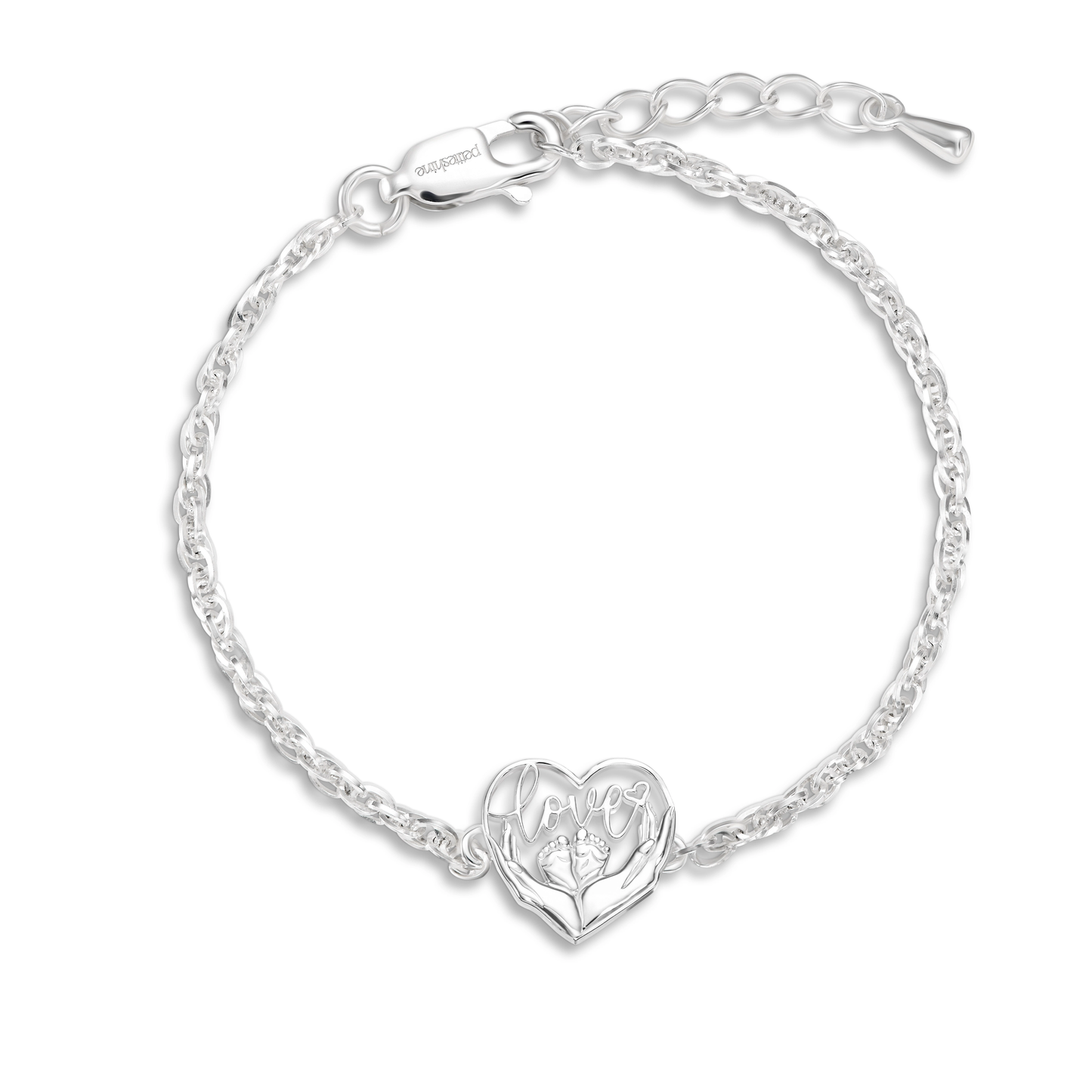 Love’s First Steps Silver Bracelet