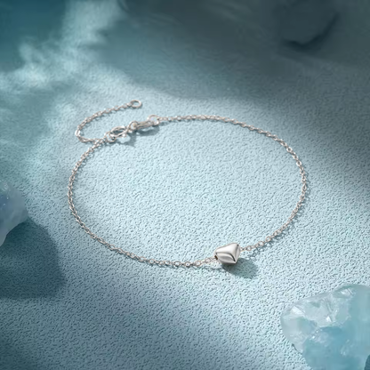 Soulyshine Tiny Heart Bracelet - 925 Sterling Silver