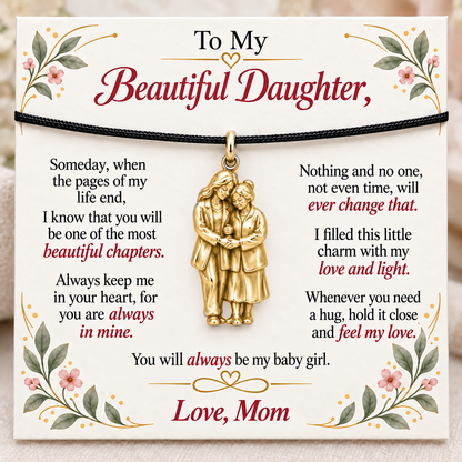 Love Changes Hands, Forever in Mom’s Heart — Main image, gold finish