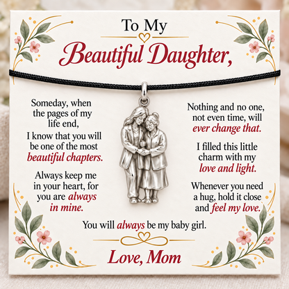 Love Changes Hands, Forever in Mom’s Heart — Main image, silver finish