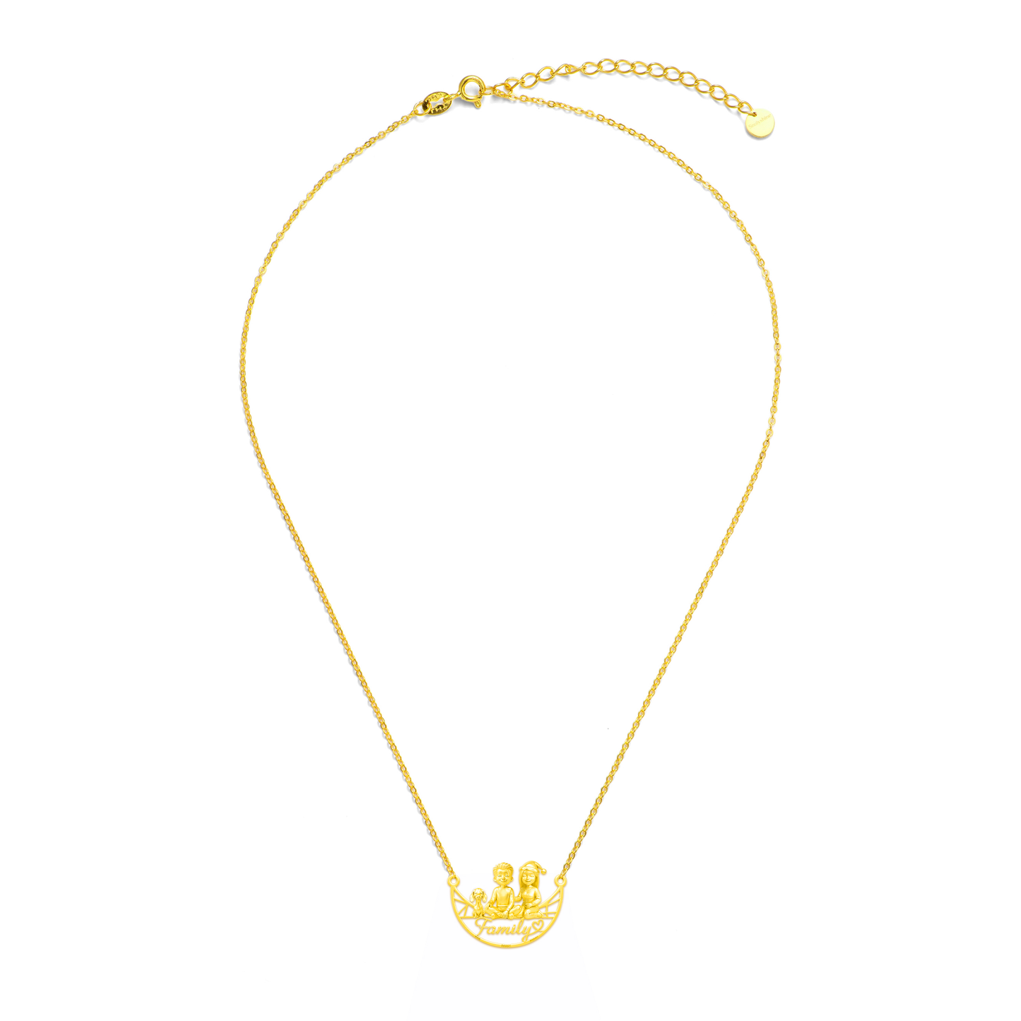 The Loving Home – Handcrafted Family & Pet Portrait Necklace