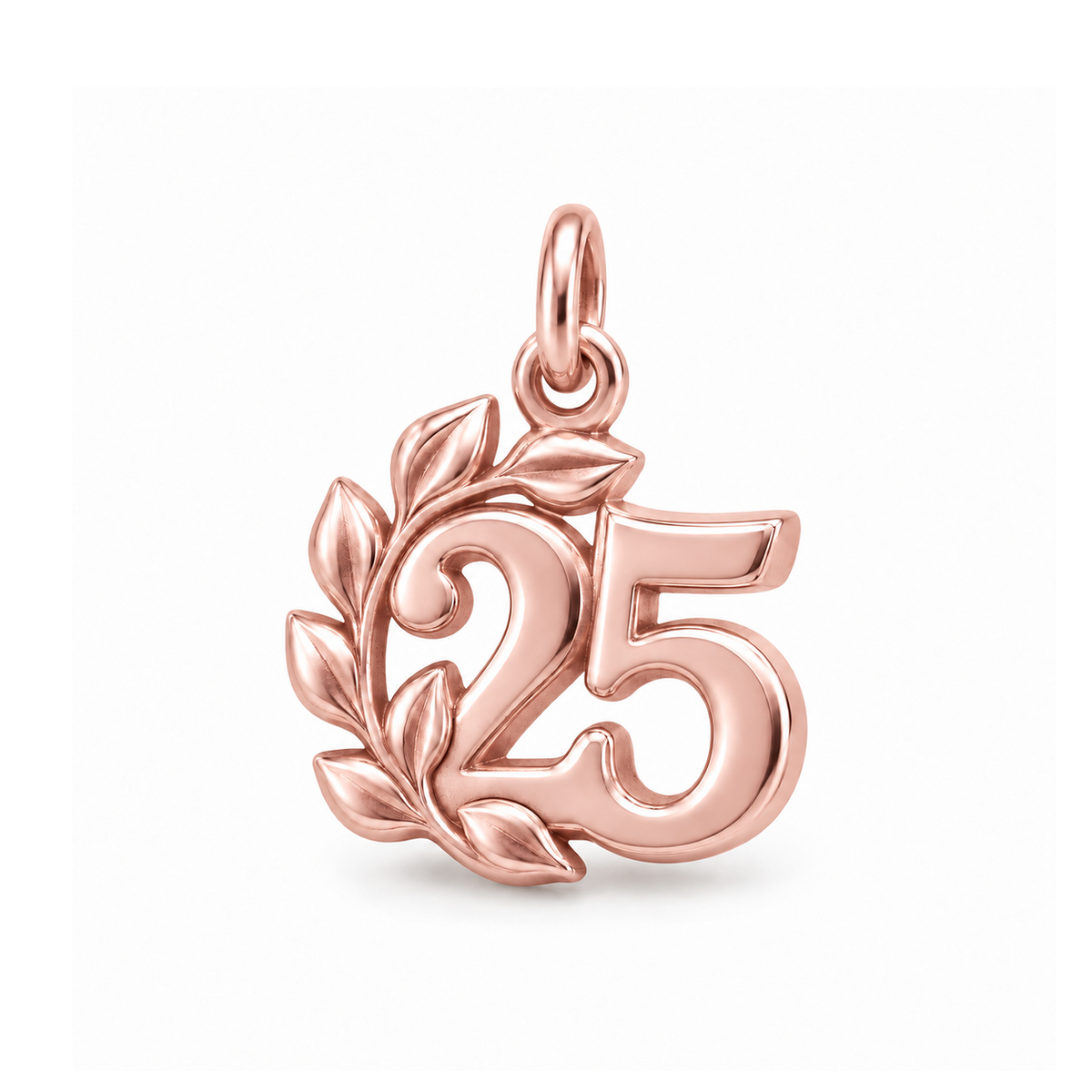 25th Anniversary Charm — Rose Gold | charm-topics-remaining-444-2026-09-14 | topic-064