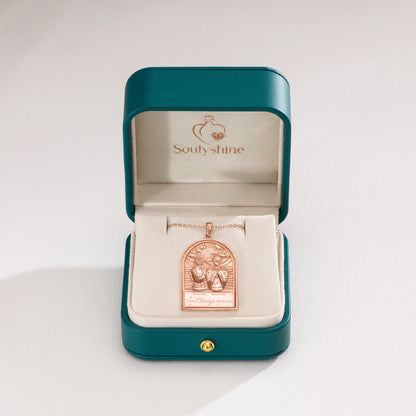 Soulyshine Personalized I Am Always With You - Handmade Necklace in Silver/14K Gold Vermeil