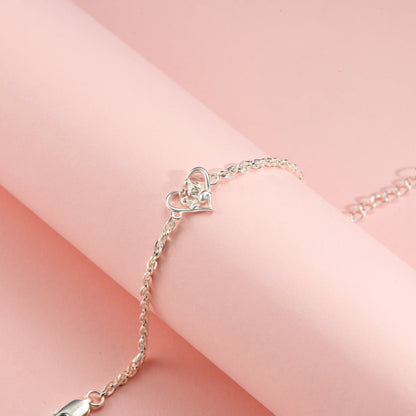 Heartbond Moments Silver Bracelet