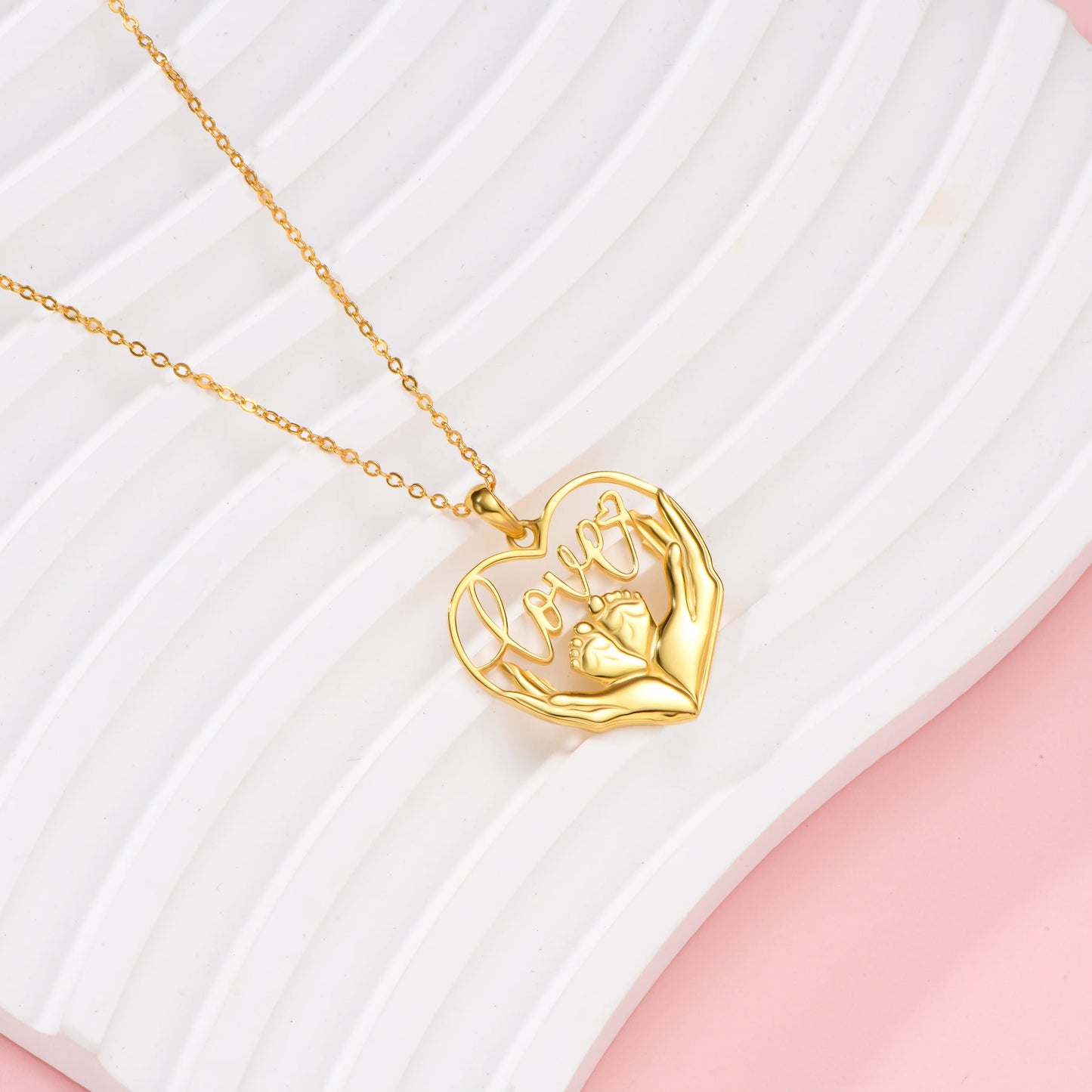 Soulyshine Love’s First Steps 14K Gold Vermeil Necklace