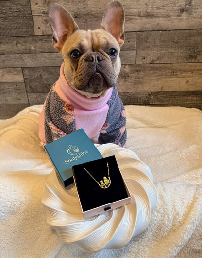 Soulyshine French Bulldog Signature - Personalized Companion Handcrafted Necklace