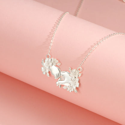 Soulyshine Bond of Blossoms Silver Necklace