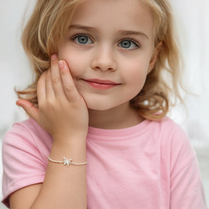 Wings of Grace Silver Bracelet