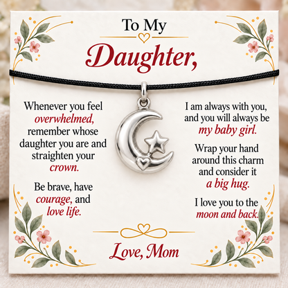 Moon and Star, Mom’s Endless Love — Main image, silver finish