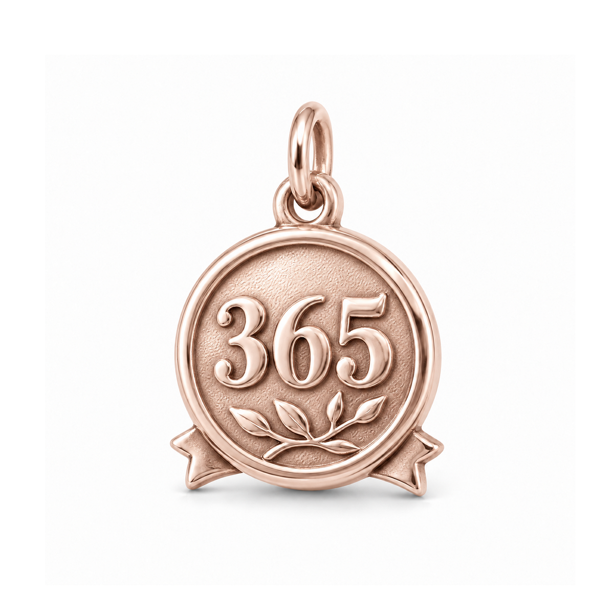 365 Days Strong Charm — Rose Gold | charm-topics-remaining-444-2026-09-14 | topic-299