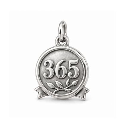 365 Days Strong Charm — Silver | charm-topics-remaining-444-2026-09-14 | topic-299