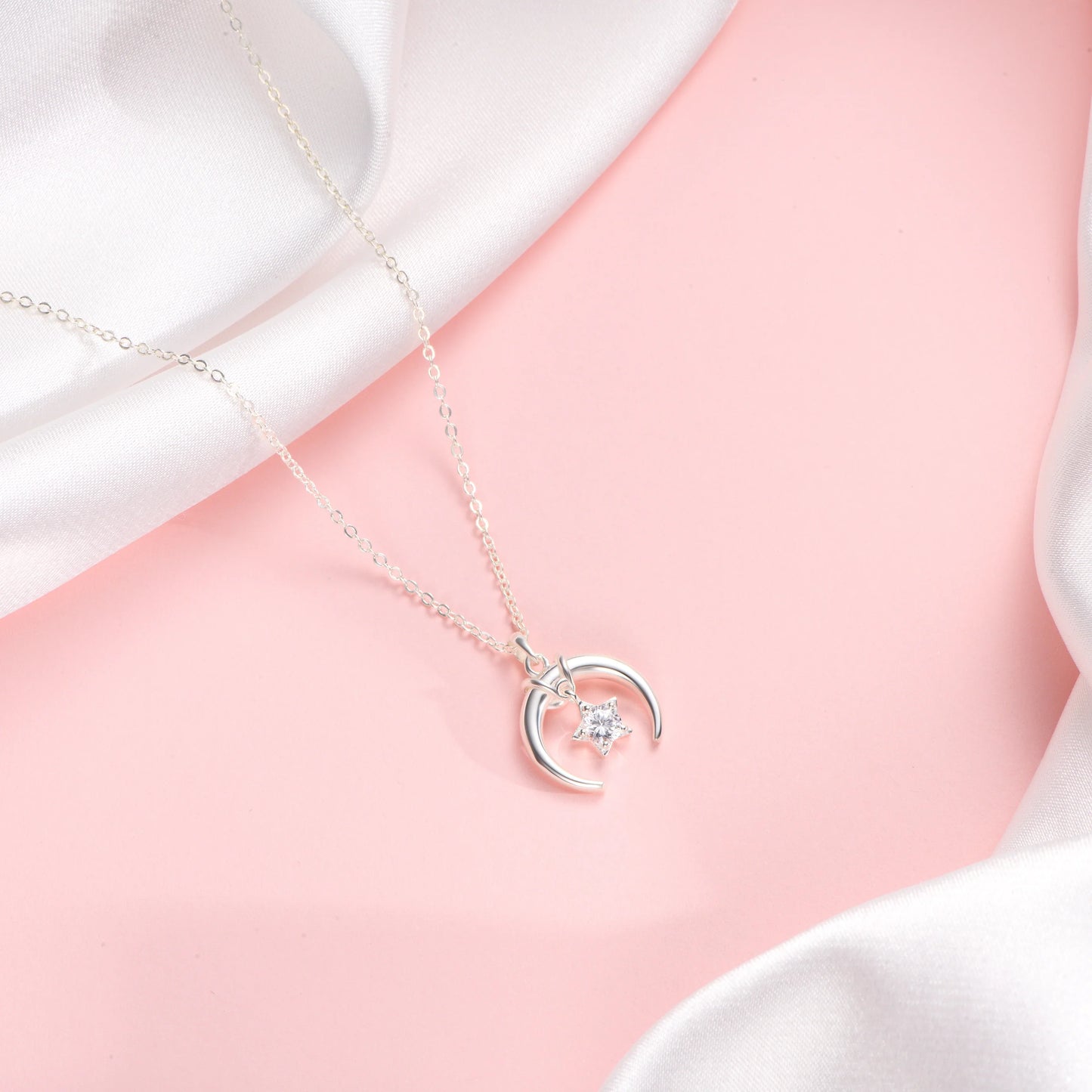 Soulyshine Guardian Moon Silver Necklace