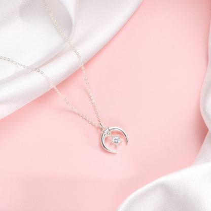 Soulyshine Guardian Moon Silver Necklace