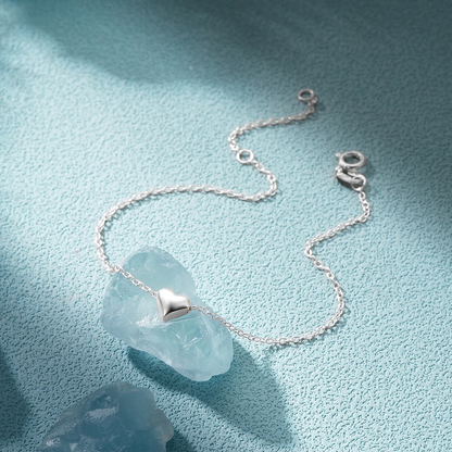 Soulyshine Tiny Heart Bracelet - 925 Sterling Silver