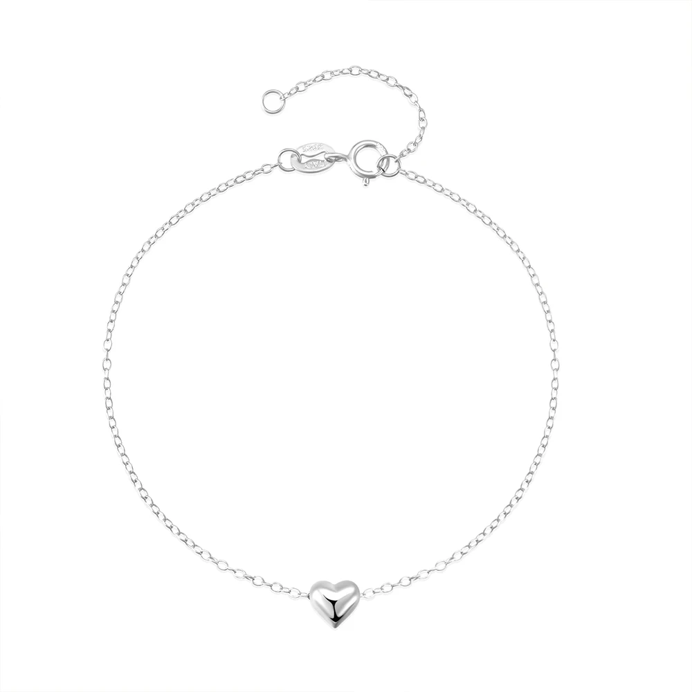 Soulyshine Tiny Heart Bracelet - 925 Sterling Silver