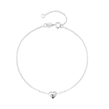 Soulyshine Tiny Heart Bracelet - 925 Sterling Silver