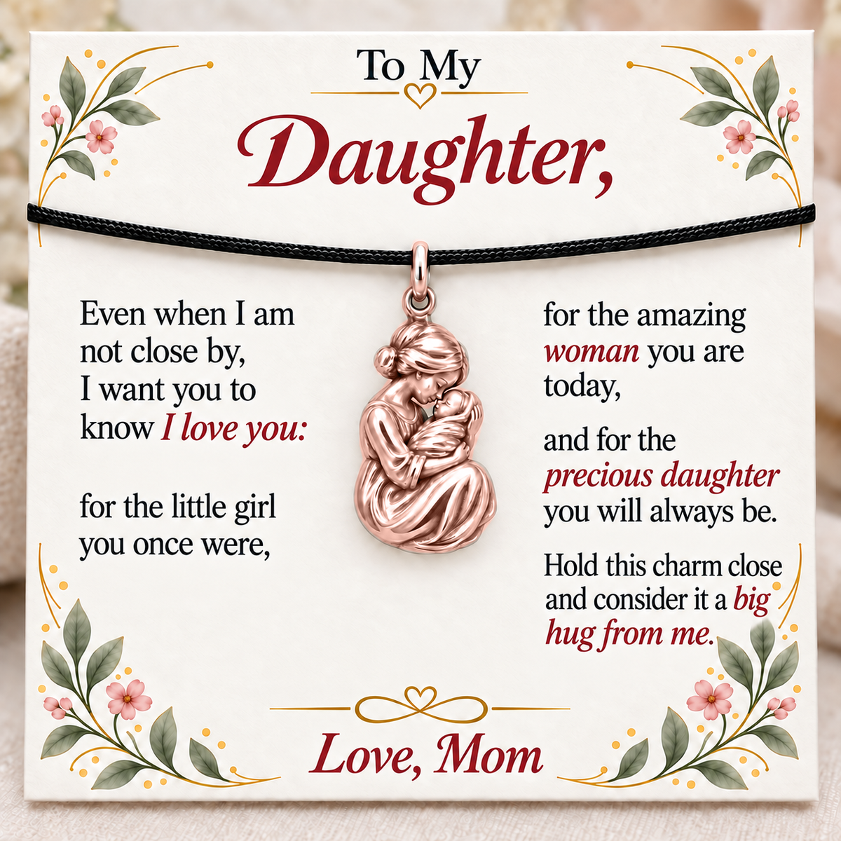 First Embrace, Loved at Every Age — Main image, rose gold finish
