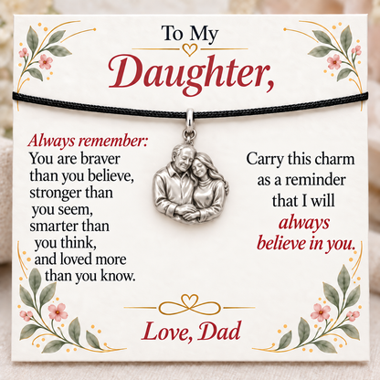 Always His Daughter, Loved Beyond Measure — Main image, silver finish