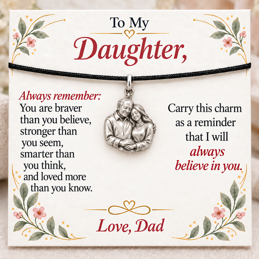 Always His Daughter, Loved Beyond Measure — Main image, silver finish